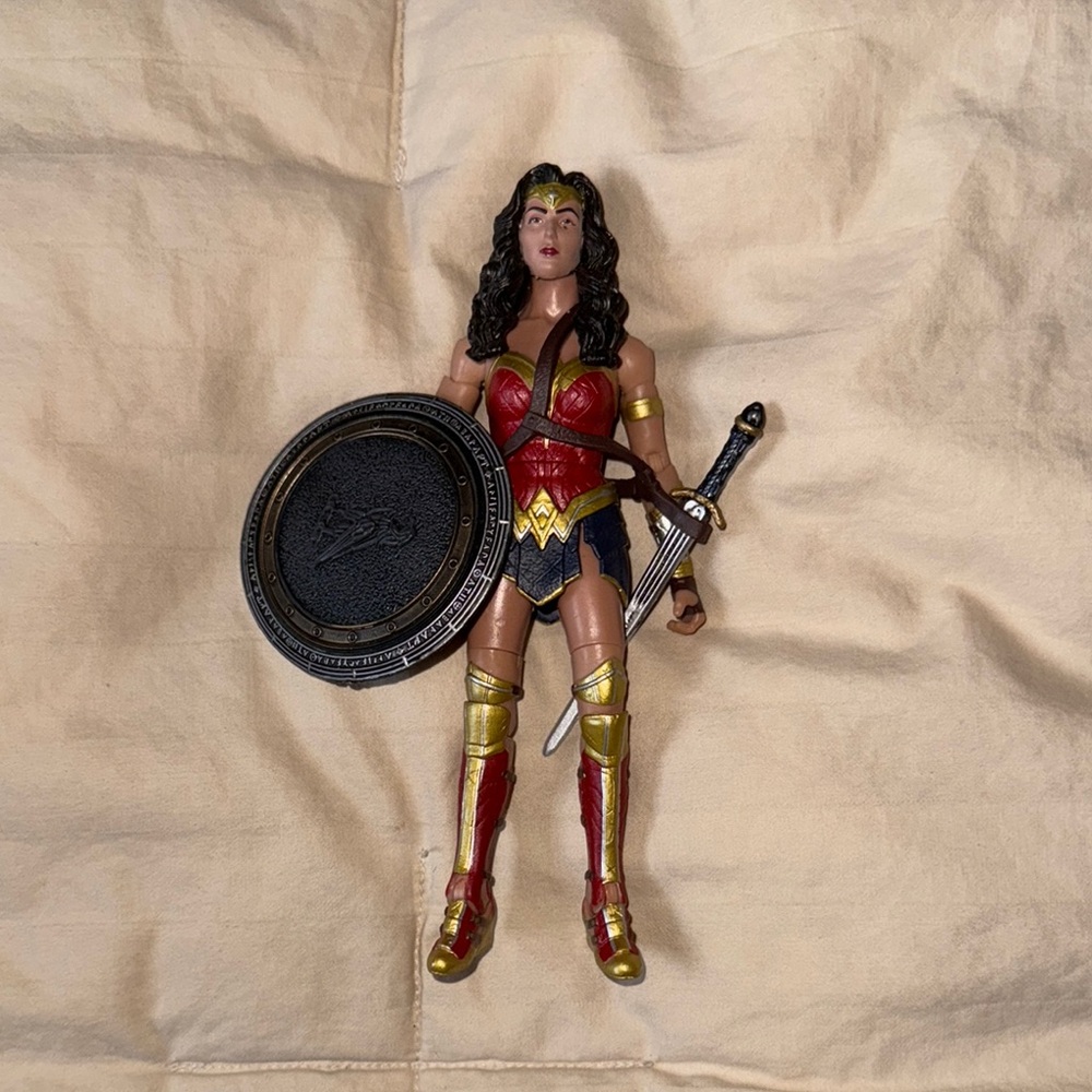 Wonder Woman Action Figure with Shield and Sword